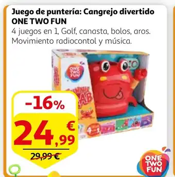 Alcampo Juego de puntería: Cangrejo divertido oferta