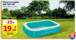Alcampo ONE TWO FUN Piscina rectangular oferta