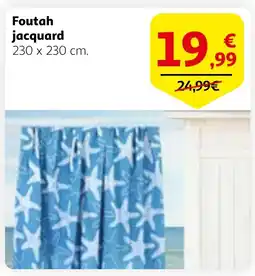 Alcampo Foutah jacquard oferta