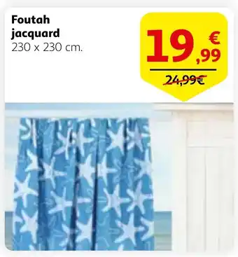 Alcampo Foutah jacquard oferta