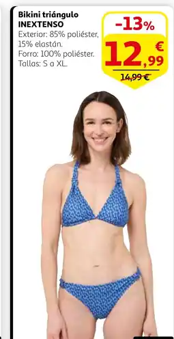 Alcampo INEXTENSO Bikini triángulo oferta