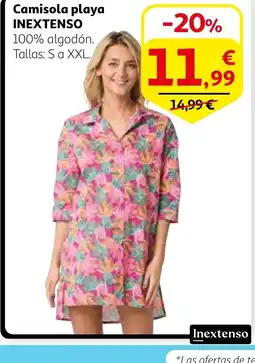 Alcampo INEXTENSO Camisola playa oferta