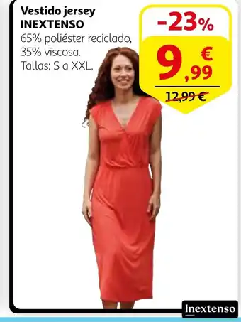 Alcampo INEXTENSO Vestido jersey oferta