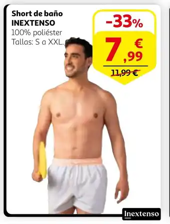 Alcampo INEXTENSO Short de baño oferta