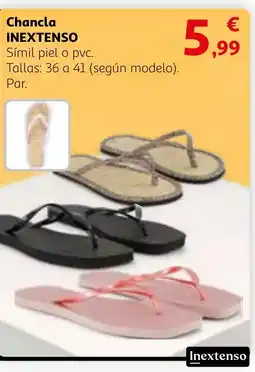 Alcampo INEXTENSO Chancla oferta