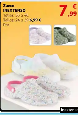 Alcampo INEXTENSO Zueco oferta