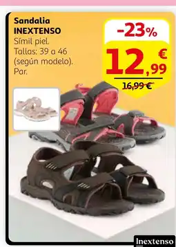 Alcampo INEXTENSO Sandalia oferta