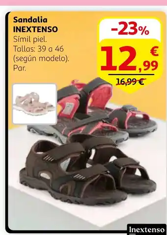 Alcampo INEXTENSO Sandalia oferta