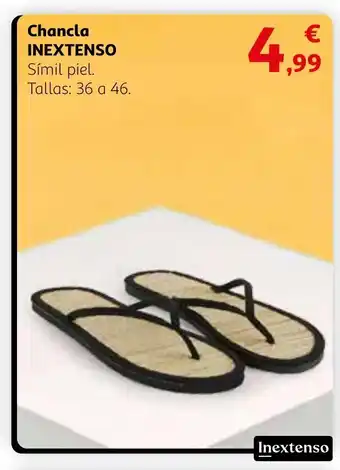 Alcampo INEXTENSO Chancla oferta