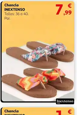 Alcampo INEXTENSO Chancla oferta