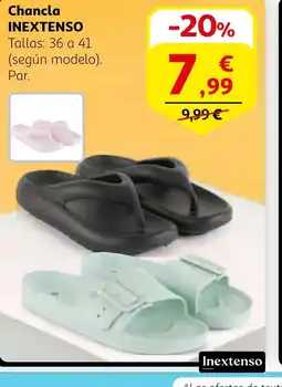 Alcampo INEXTENSO Chancla oferta