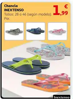 Alcampo INEXTENSO Chancla oferta