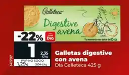 Maxi Dia Galleteca digestive con avena oferta