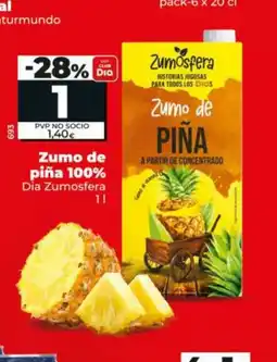 Maxi Dia Zumo de piña 100% oferta