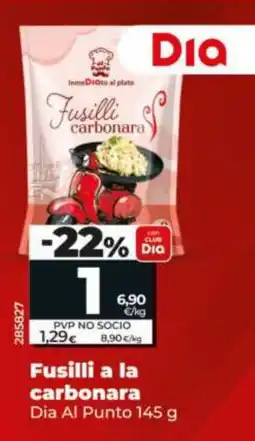 Maxi Dia Fusilli a la carbonara oferta