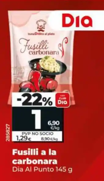 Maxi Dia Fusilli a la carbonara oferta