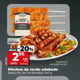 Maxi Dia Pinchos de cerdo adobado oferta