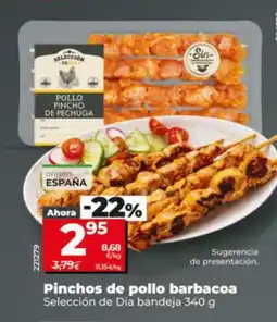 Maxi Dia Pinchos de pollo barbacoa oferta
