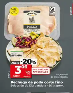 Maxi Dia Pechuga de pollo corte fino oferta