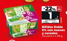 Maxi Dia Bifidus Doble 0% con nueces y cereales oferta