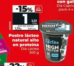 Maxi Dia Postre lácteo natural alto en proteína oferta
