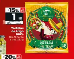 Maxi Dia Tortillas de trigo 100% oferta