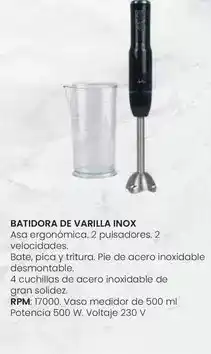Eroski Jata - batidora de varilla inox oferta