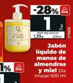 Maxi Dia Jabón líquido de manos de almendras y miel oferta