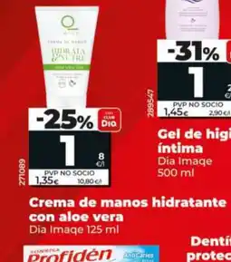 Maxi Dia Crema de manos hidratante con aloe vera oferta