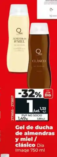 Maxi Dia Gel de ducha de almendras y miel/ clásico oferta
