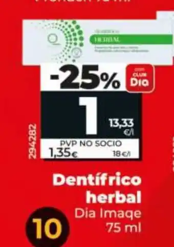 Maxi Dia Dentifrico herbal oferta