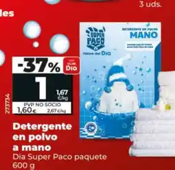Maxi Dia Detergente en polvo a mano oferta
