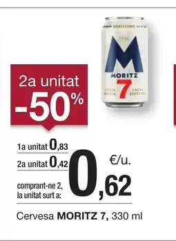 BonpreuEsclat MORITZ Cervesa oferta