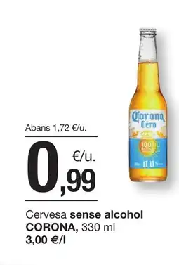 BonpreuEsclat CORONA Cervesa sense alcohol oferta