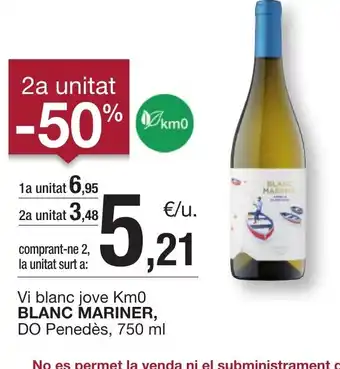 BonpreuEsclat BLANC MARINER Vi blanc jove Km0 oferta