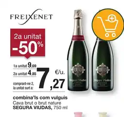 BonpreuEsclat SEGURA VIUDAS Cava brut o brut nature oferta
