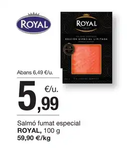 BonpreuEsclat ROYAL Salmó fumat especial oferta