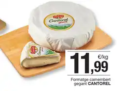 BonpreuEsclat CANTOREL Formatge camembert gegant oferta