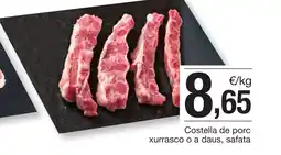 BonpreuEsclat Costella de porc xurrasco o a daus, safata oferta
