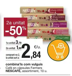 BonpreuEsclat NESCAFÉ Cafè en capsules Farmers assortiment oferta