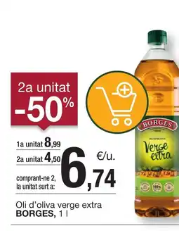 BonpreuEsclat BORGES Oli d'oliva verge extra oferta