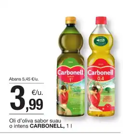 BonpreuEsclat CARBONELL Oli d'oliva sabor suau o intens oferta