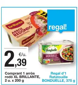 BonpreuEsclat XL BRILLANTE Comprant 1 arròs rodó oferta