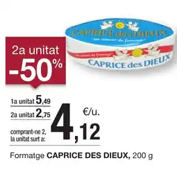 BonpreuEsclat CAPRICE DES DIEUX Formatge oferta