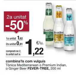 BonpreuEsclat FEVER-TREE Tònica Mediterranean o Premium Indian, o Ginger Beer oferta