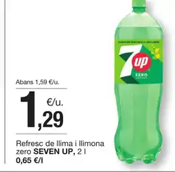 BonpreuEsclat SEVEN UP Refresc de llima i llimona zero oferta