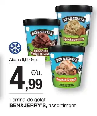 BonpreuEsclat BEN&JERRY'S Terrina de gelat oferta