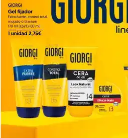 Hiper Usera GIORGI Gel fijador oferta
