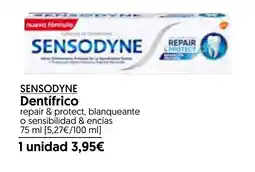 Hiper Usera SENSODYNE Dentifrico repair & protect, blanqueante oferta