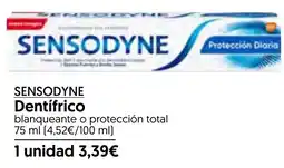 Hiper Usera SENSODYNE Dentifrico blanqueante o protección total oferta